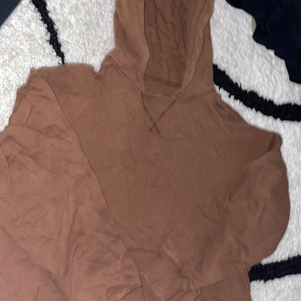 Brown hoodie